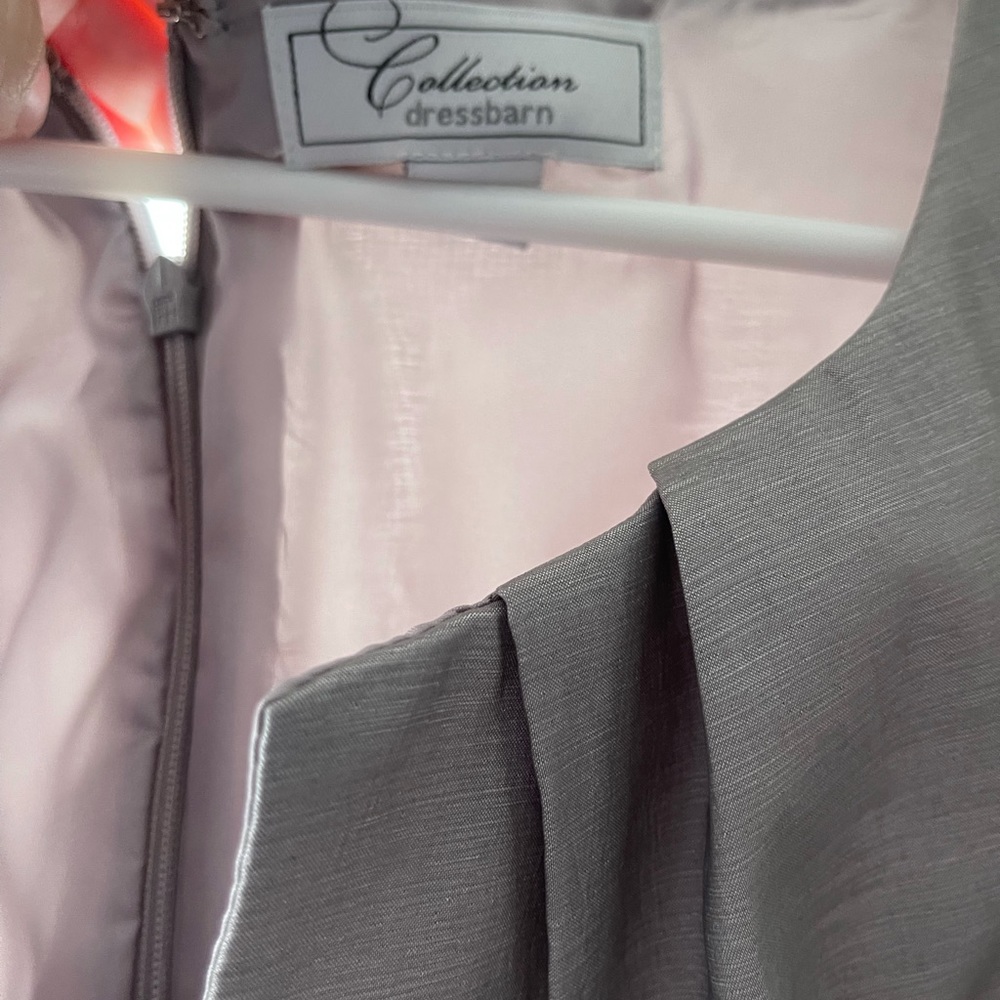 Dress barn silver/gray dress